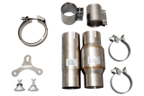 XForce | 4" to 3" Turbo Downpipe & High-Flow Cat | Audi RS3 8V & TT RS FV | ESRS317KITB