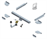 BRINK | European Diagonal Detachable Towbar | MERCEDES-BENZ GLE-CLASS V167 C292 W166 M-CLASS W166 W164 2010–ON | BR-554200