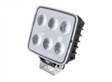 Hulk 4X4 - LED SQUARE WORKLAMP FLOOD BEAM 60 Deg 9-36V 35W 24 LEDs BLACK