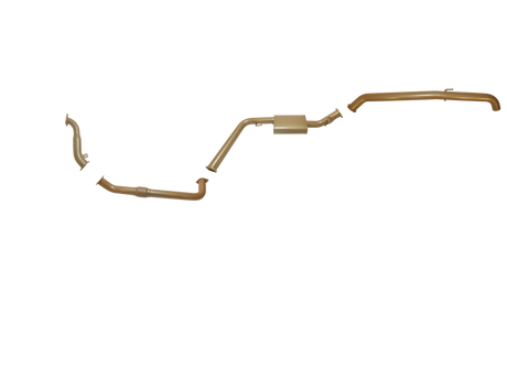 Pacemaker King Brown | 3" Exhaust Kit (Rear Pipe Option) | Nissan Navara D40 2.5L TD Non-DPF | KB9410-XXMX