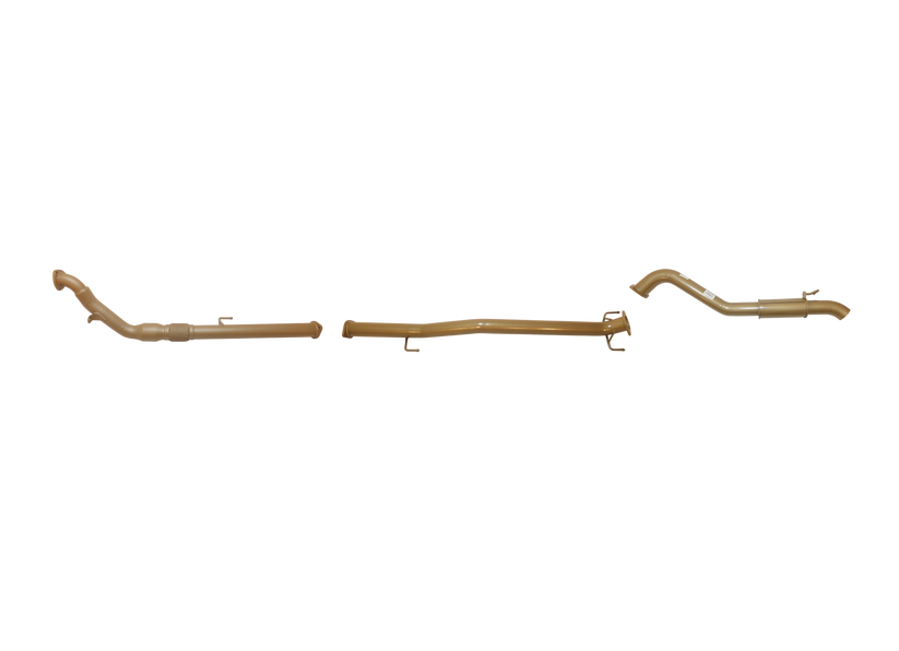 Pacemaker King Brown | Single 3" Turbo Back Exhaust with Cat & Centre Pipe | Toyota Hilux 150 | KB12110-XCXR