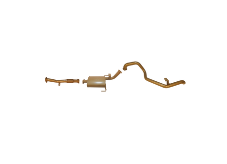 Pacemaker King Brown | Single 2.5" Exhaust System with Muffler | Nissan Patrol GQ SWB 4.2L Diesel | KB9506-XXMX