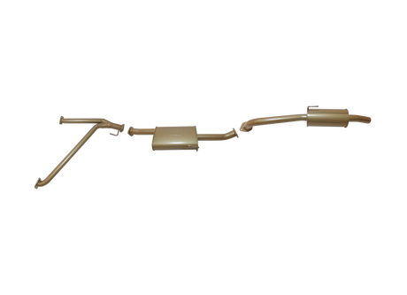 Pacemaker King Brown | Single 2.5" Exhaust System with Muffler | Nissan Navara D40 4.0L Petrol V6 | KB9415-XXMR
