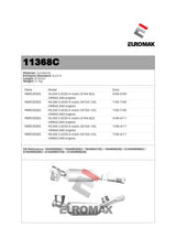 DPF Kit for Mercedes GL320, GL350, ML280, ML300, ML320, ML350 3.0L (2005–2011) – Euromax Diesel Particulate Filter