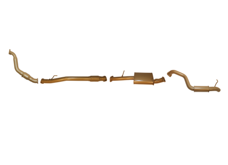 Pacemaker King Brown | Single 3" Turbo Back Exhaust with Cat & Muffler | Mitsubishi Challenger PB PC Manual | KB9200-XCMR