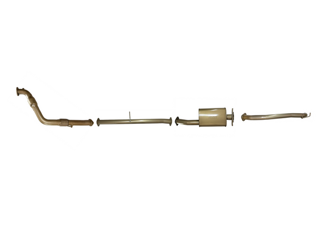Pacemaker King Brown | Single 3" Turbo Back Exhaust with Cat & Muffler | Mazda BT-50 3.2L TD 2011-2016 | KB8010-XCMX