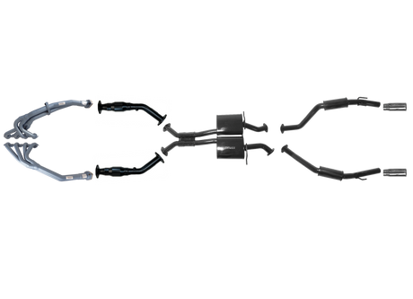 Pacemaker 3" Dual Exhaust System with Tri-Y Headers for Holden VZ Monaro CV8 CV8-Z 5.7L V8 2004–2006 - PP5367-59