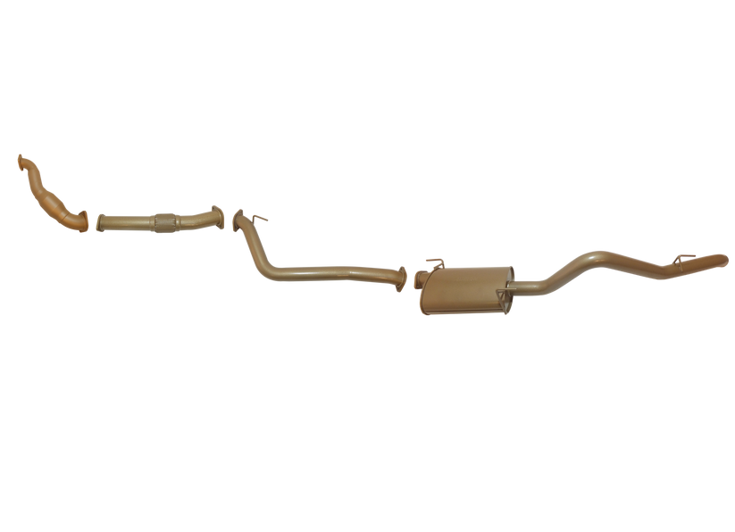 Pacemaker King Brown | Single 3" Turbo Back Exhaust with Cat & Muffler | Holden Colorado RC 3.0L TD 2008-2010 | KB5100-XCMX