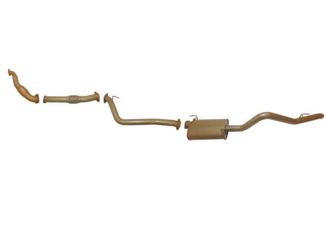 Pacemaker King Brown | Single 3" Turbo Back Exhaust with Cat & Muffler | Holden Colorado RC 3.0L TD 2008-2010 | KB5100-XCMX