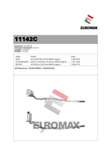 DPF Kit for Skoda Octavia 2.0L TDi 4x4 BMM (2006–2010) – Euromax Diesel Particulate Filter