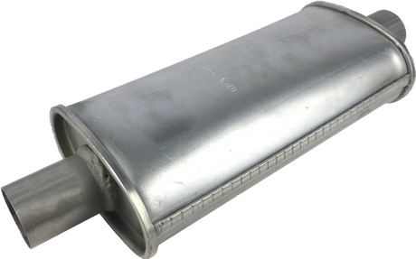 Redback - 2" Universal Muffler Centre/Centre 8" x 5" x 3" Oval Aluminised
