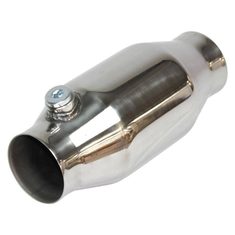 Redback - 2" High Flow Catalytic Converter Centre/Centre Standard Round 409 Stainless