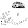 Brink | Fixed European Towbar | Citroen Xsara N0 N1 Hatchback Coupe 1997–2005 | BR-287300