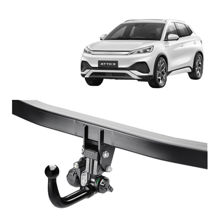 Brink | Detachable Towbar & Direct Fit 13-Pin Wiring Kit | BYD Atto 3 EV (2022–On) | BR-4026800-K101