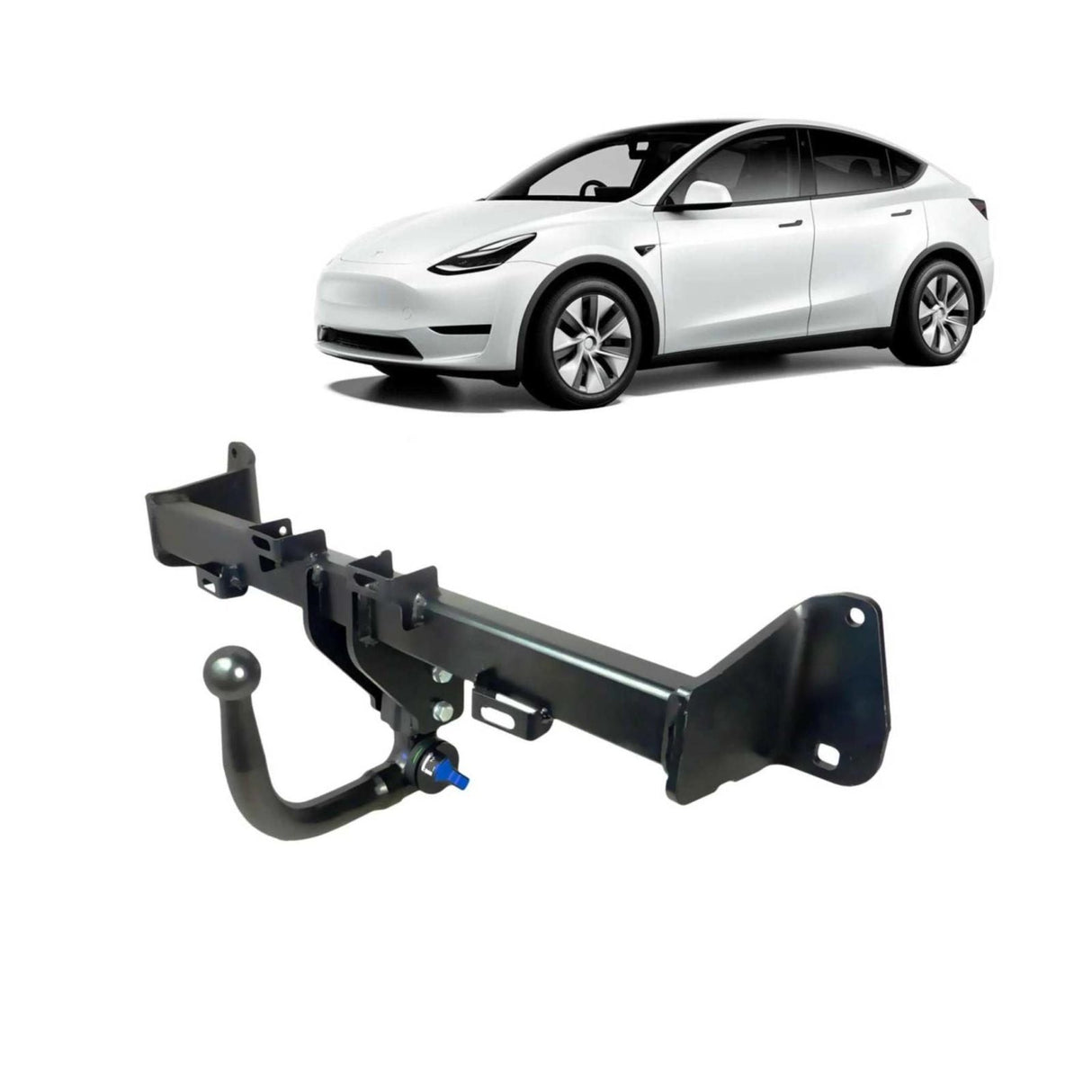 Brink | Diagonally Detachable Towbar & Direct Fit Wiring Kit | Tesla Model Y 5YJY (2019–On) | BR-4030900-K101