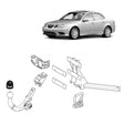 Brink | Diagonal Detachable European Towbar | Saab 9-3 Sedan YS3F 2002–2015 | BR-427500