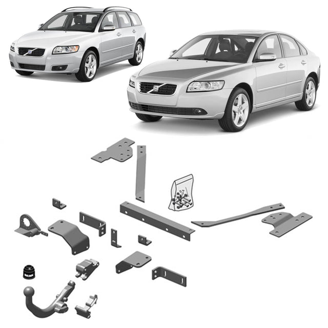 Brink | Diagonal Detachable European Towbar | Volvo S40 V50 2004–2012 | BR-431400