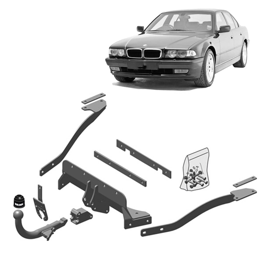 Brink | Horizontal Detachable European Towbar | BMW 7 Series E38 1994–2001 | BR-436800