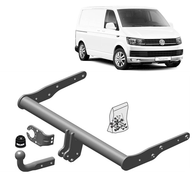 Brink | Fixed European 2-Bolt Towbar | VW Multivan Transporter Caravelle T5 T6 2003–ON | BR-437100