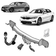 Brink | Diagonal Detachable European Towbar | BMW 1 Series E81 E87 & 3 Series E90 E91 E92 E93 2003–2012 | BR-444600