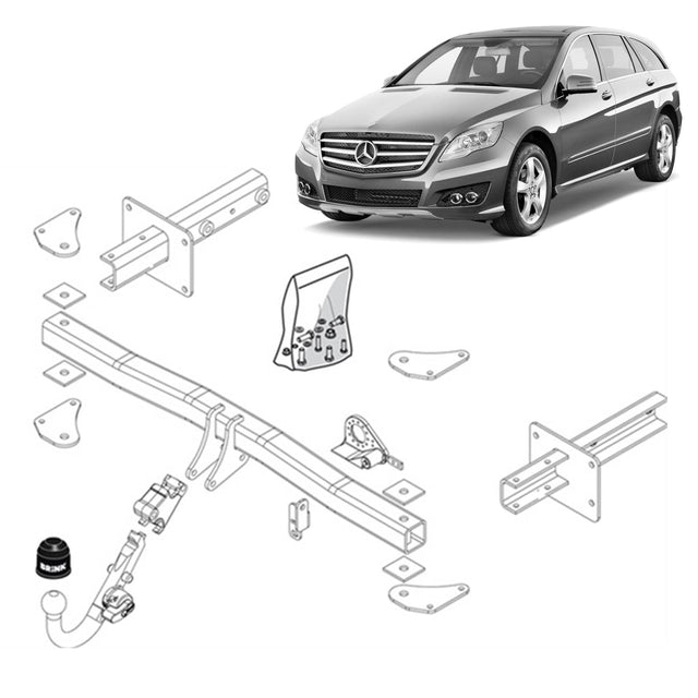 Brink | Detachable European Towbar | Mercedes-Benz R-Class V251 W251 2005–2014 | BR-461700