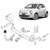 Brink | Detachable European Towbar | Fiat 500 & 500C 312 Series 2007–On | BR-494300