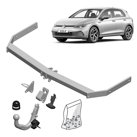 Brink | Detachable European Towbar | Audi A3 8P 8V 8Y Volkswagen Golf MK6 MK7 MK8 2008–On | BR-515100