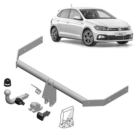 BRINK | European Diagonal Detachable Towbar | VOLKSWAGEN POLO 6R 2009–2014 | BR-523000