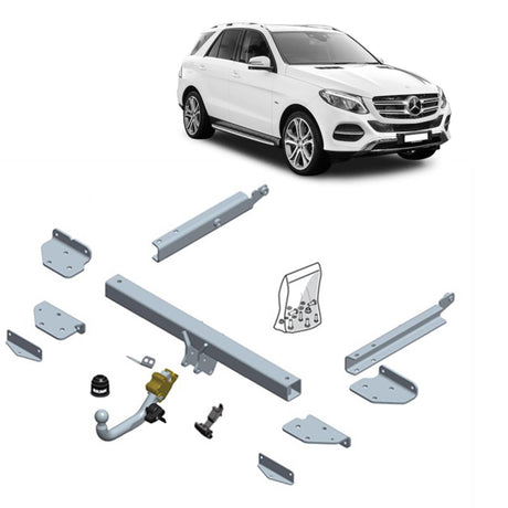 Brink | Detachable European Towbar & Direct Fit Wiring Kit | Mercedes-Benz M-Class W166/W164 (2010–2015) | BR-554200-K101