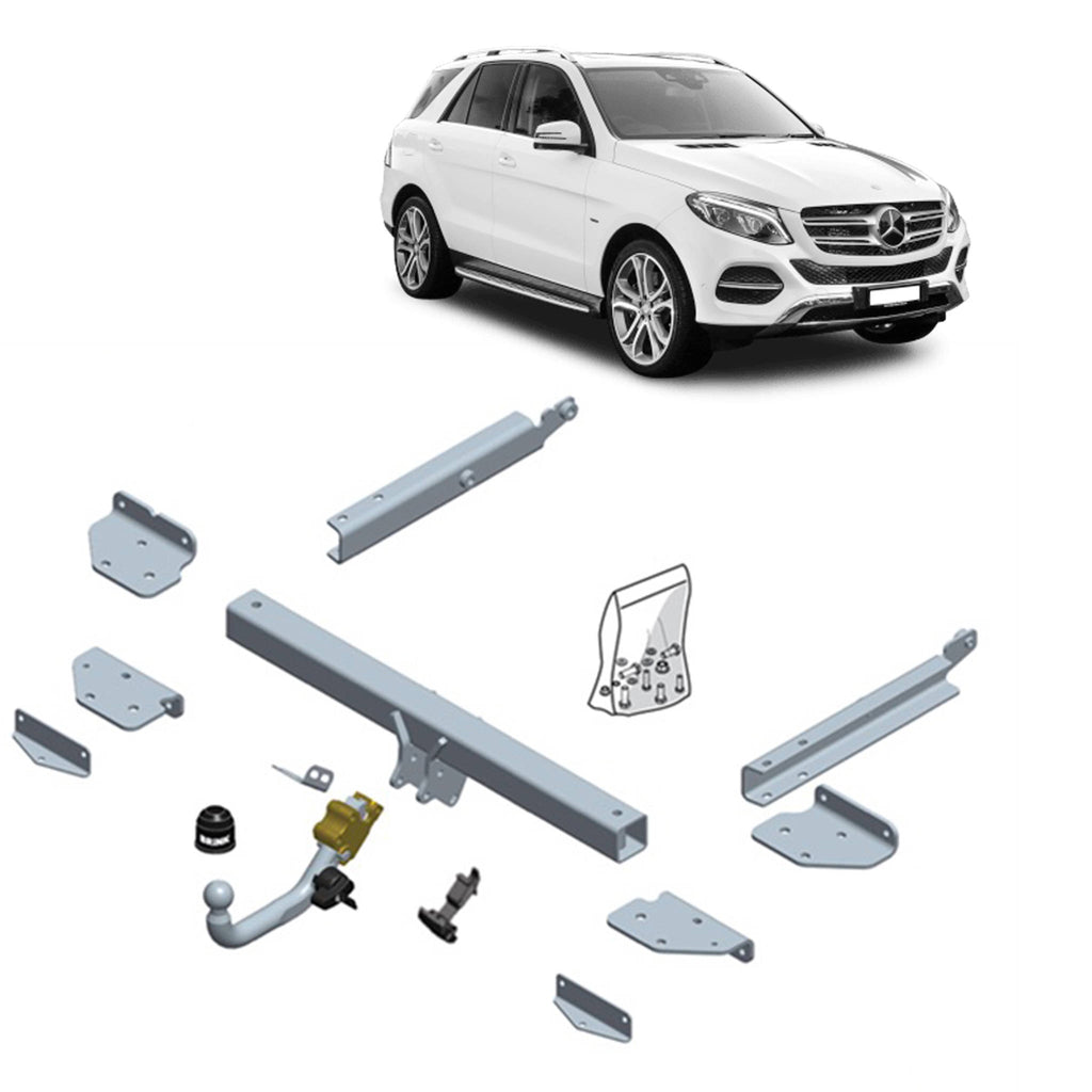 BRINK | European Diagonal Detachable Towbar | MERCEDES-BENZ GLE-CLASS V167 C292 W166 M-CLASS W166 W164 2010–ON | BR-554200
