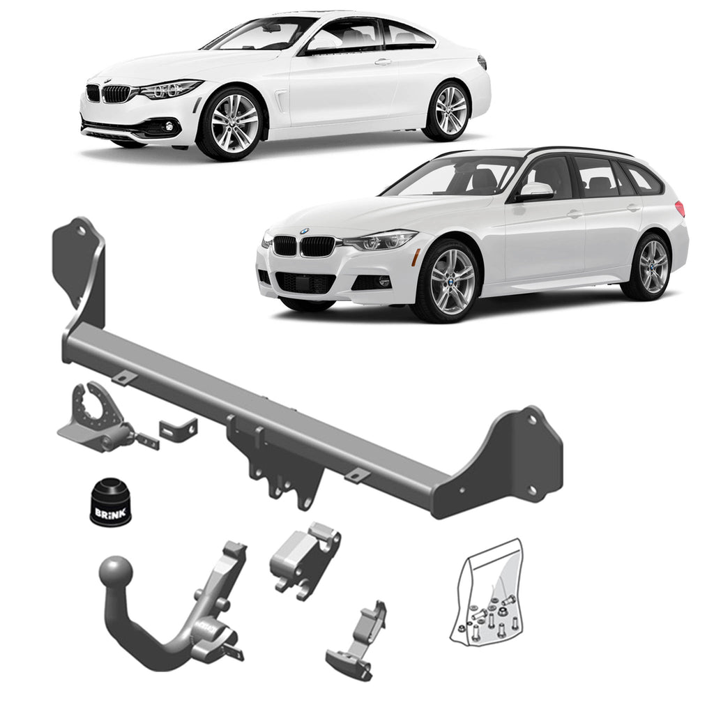 BRINK | European Diagonal Detachable Towbar | BMW 3 & 4 SERIES F30 F31 F32 F33 F36 2011–2020 | BR-554500