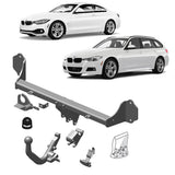 BRINK | European Diagonal Detachable Towbar | BMW 3 & 4 SERIES F30 F31 F32 F33 F36 2011–2020 | BR-554500
