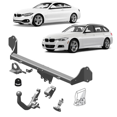 BRINK | European Diagonal Detachable Towbar | BMW 3 & 4 SERIES F30 F31 F32 F33 F36 2011–2020 | BR-554500