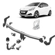 BRINK | European Diagonal Detachable Towbar | PEUGEOT 208 Hatchback UB, UJ, UP, UW, CA, CC 2012–ON | BR-556100