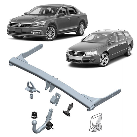 BRINK | European Diagonal Detachable Towbar | VW Passat B7 B8 & CC 2010–ON | BR-558200