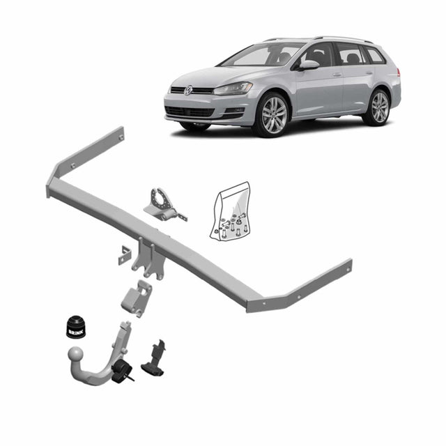 Brink | Detachable European Towbar & Direct Fit Wiring Kit | VW Golf MK7 Hatch/Wagon (2013–2017) | BR-575500-K103
