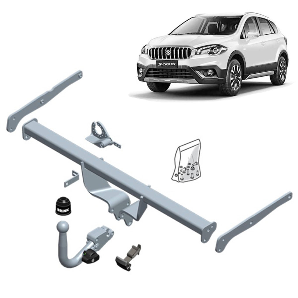 BRINK | European Diagonal Detachable Towbar | Suzuki S-Cross JY 2013–On | BR-580500