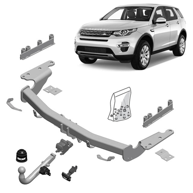 BRINK | European Diagonal Detachable Towbar | Land Rover Discovery Sport L550 2014–On | BR-596800