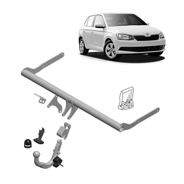BRINK | European Diagonal Detachable Towbar | Skoda Fabia NJ3 NJ5 2014–2018 | BR-600700
