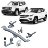 BRINK | Detachable Towbar | Jeep Compass Fiat 500X Renegade 2014–ON | BR-605000