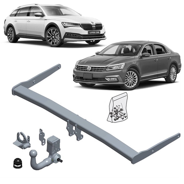 BRINK | Detachable Towbar | Skoda Superb VW Passat B8 2014–ON | BR-614700