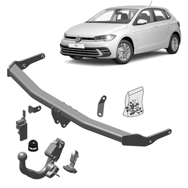 BRINK | Detachable Towbar | Volkswagen Polo AW AE1 BZ1 2017–2021 | BR-643500