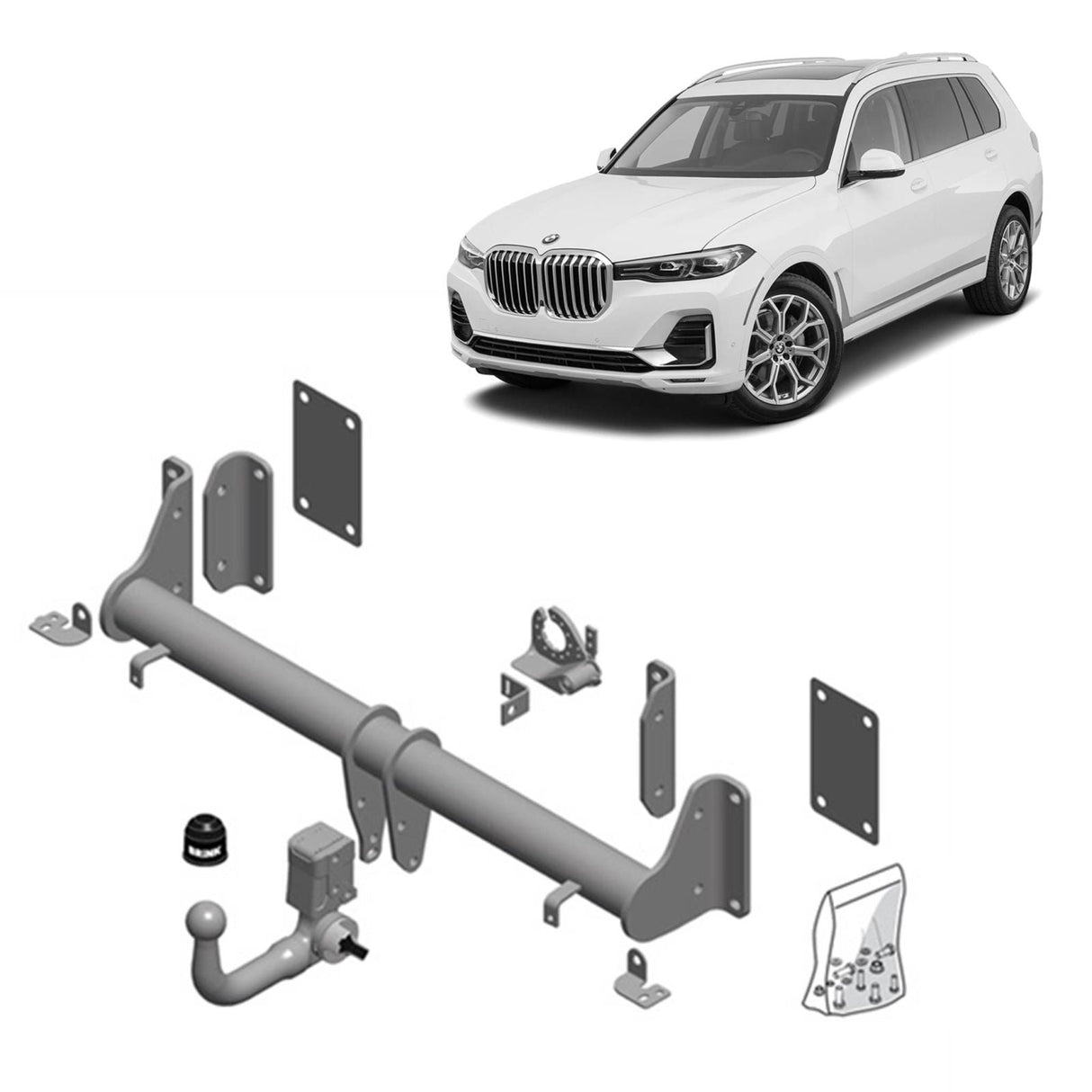 ARCHIVED + BRINK - BMW X5 (2018 - on) European Style Towbar & Direct Fit Wiring