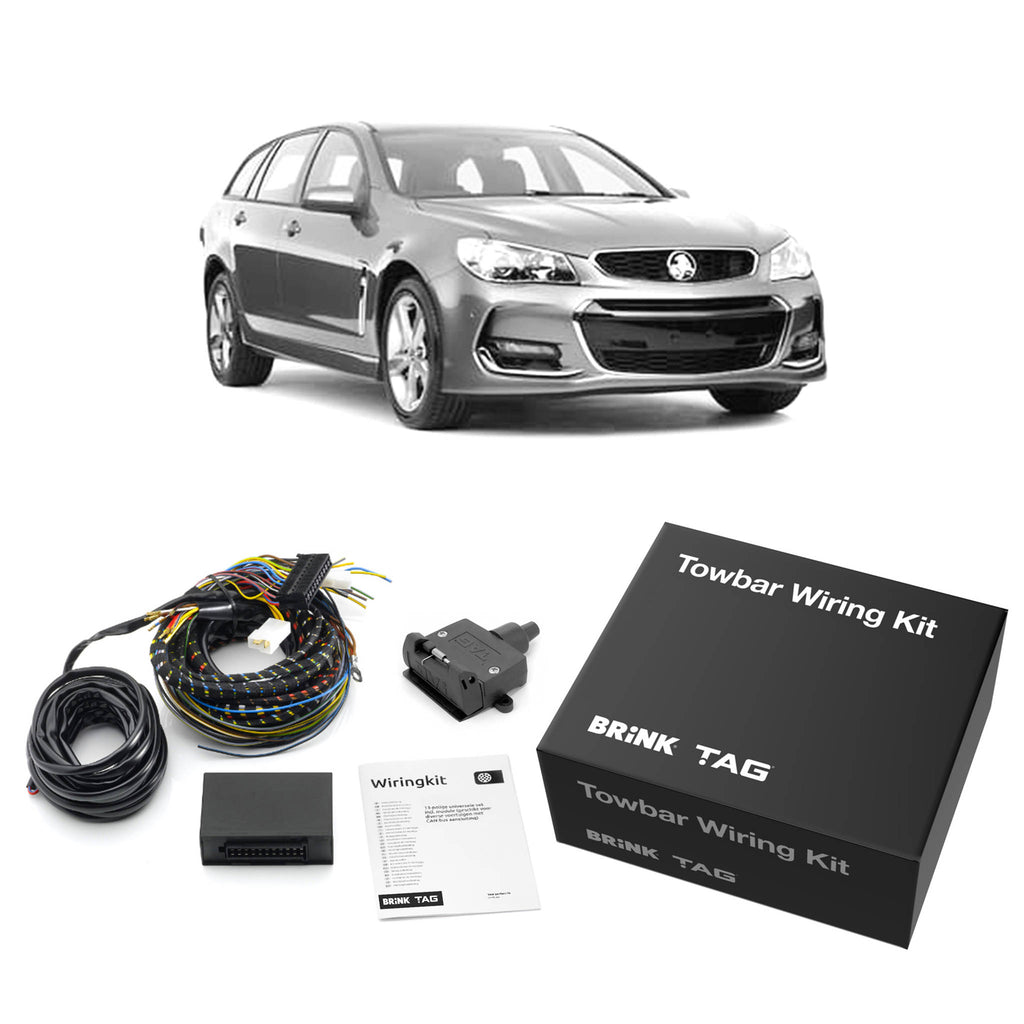 TAG | Heavy Duty Towbar & Direct Fit Wiring Kit | Holden Commodore VF Wagon 01/2013–10/2017 (Excl. LPG) | T4H485-K101