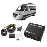 TAG | Rear Step, Heavy Duty Towbar & Direct Fit Wiring | Sprinter 519 907 MWB Narrow Chassis | T7P753-K111