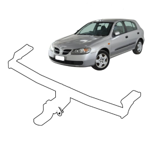 BTA | Light Duty Towbar | Nissan Pulsar N16 Hatch 2000–2006 | 800kg Capacity | DAT087