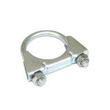 Redback - U-Bolt Clamp - Inside diameter 45mm (1-3/4" Inch), Zinc Plated, Packed Bag