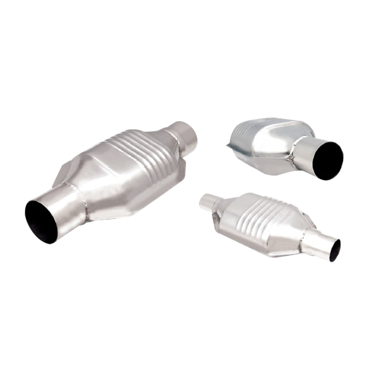 XForce | 2" Oval Ceramic Hi-Flow Cat Converter | Universal Fitment | CAT01-2