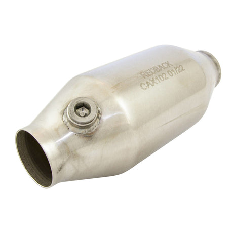 Redback - 2" Ceramic Universal Catalytic Converter Centre/Centre Small Body Round Petrol Euro 6