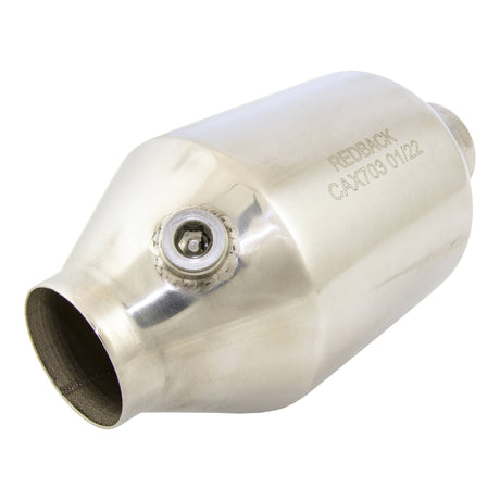 Redback - Universal Muffler Centre/Centre Enviro Petrol Cat Up to 6.2L Round Aluminised Steel